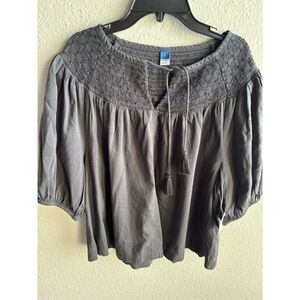 ❤️Old Navy Women’s  Boho Smocked Top NWT